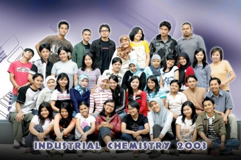 Foto barudak Kimia Industri A 2003